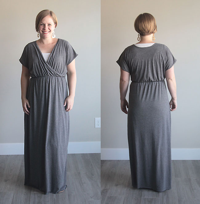 criss cross maxi dress sewing tutorial - It's Always Autumn