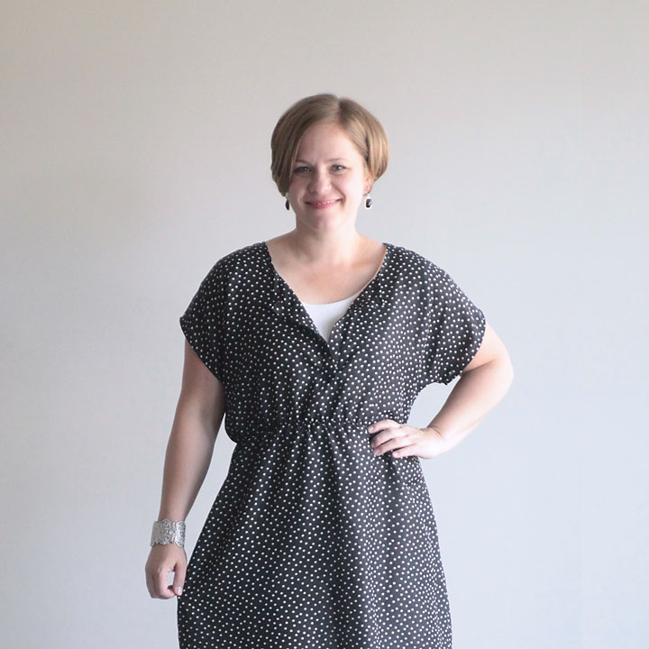 cute shirt + cute fabric = easiest dress ever - It's Always Autumn