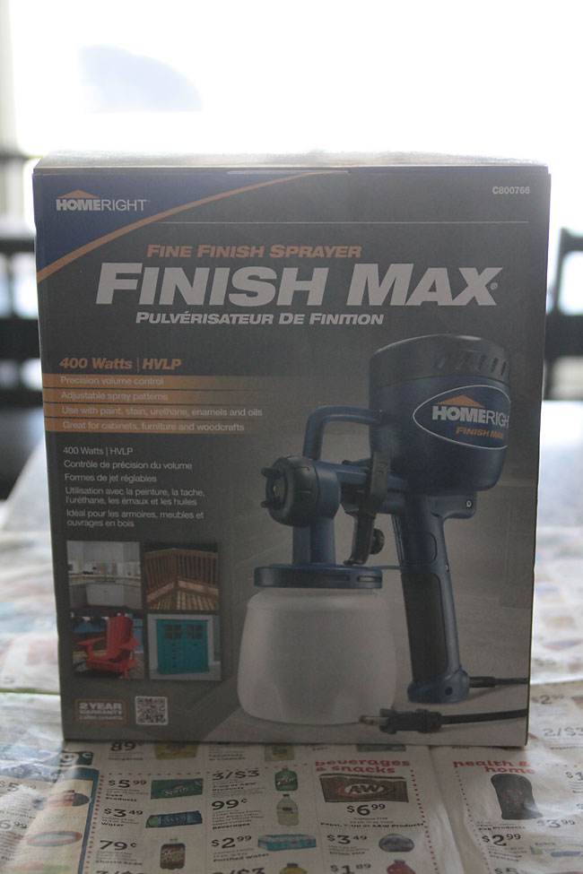 Finish max paint sprayer box