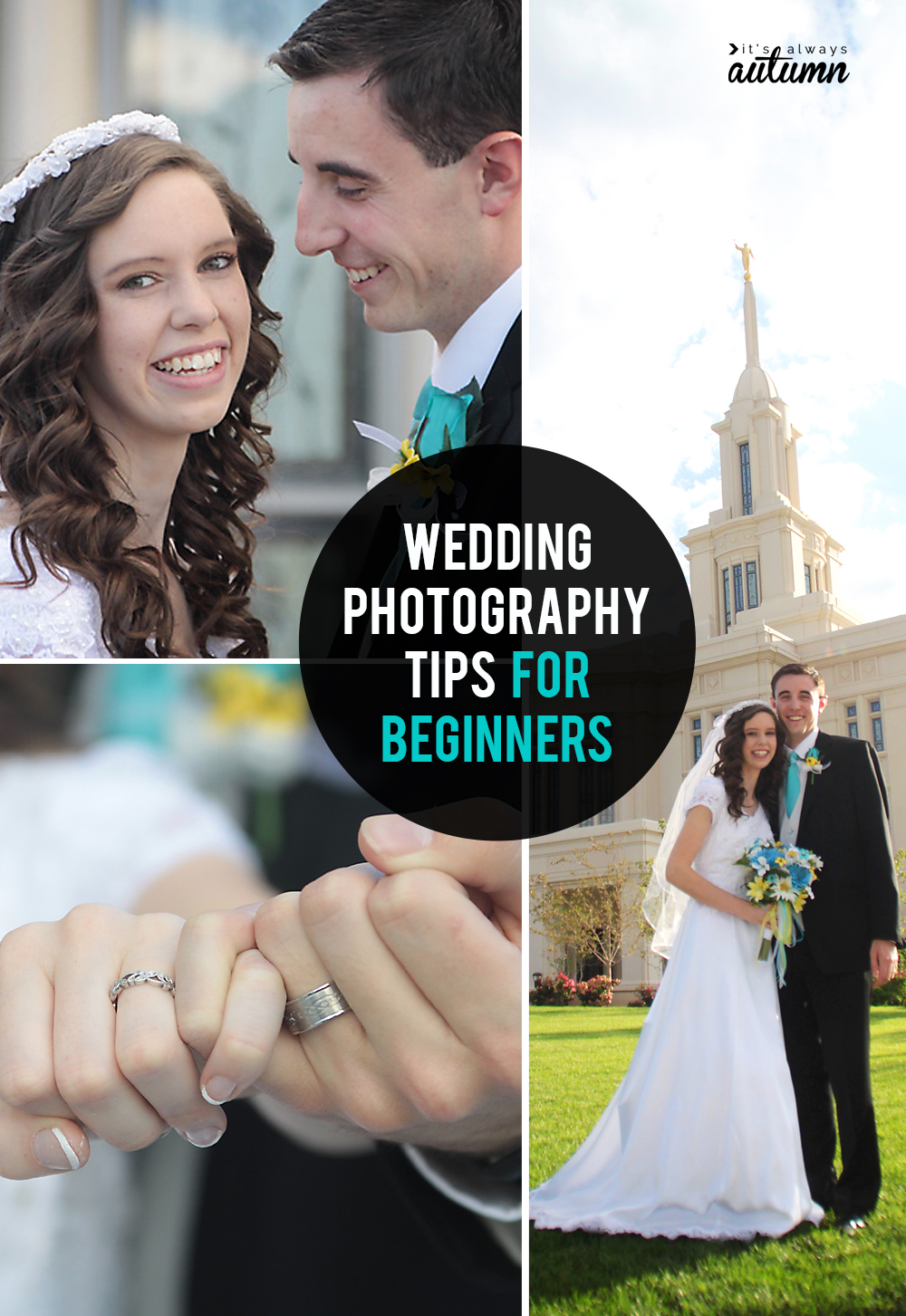 9 wedding photography tips so you can take great wedding photos even if you're not a pro!