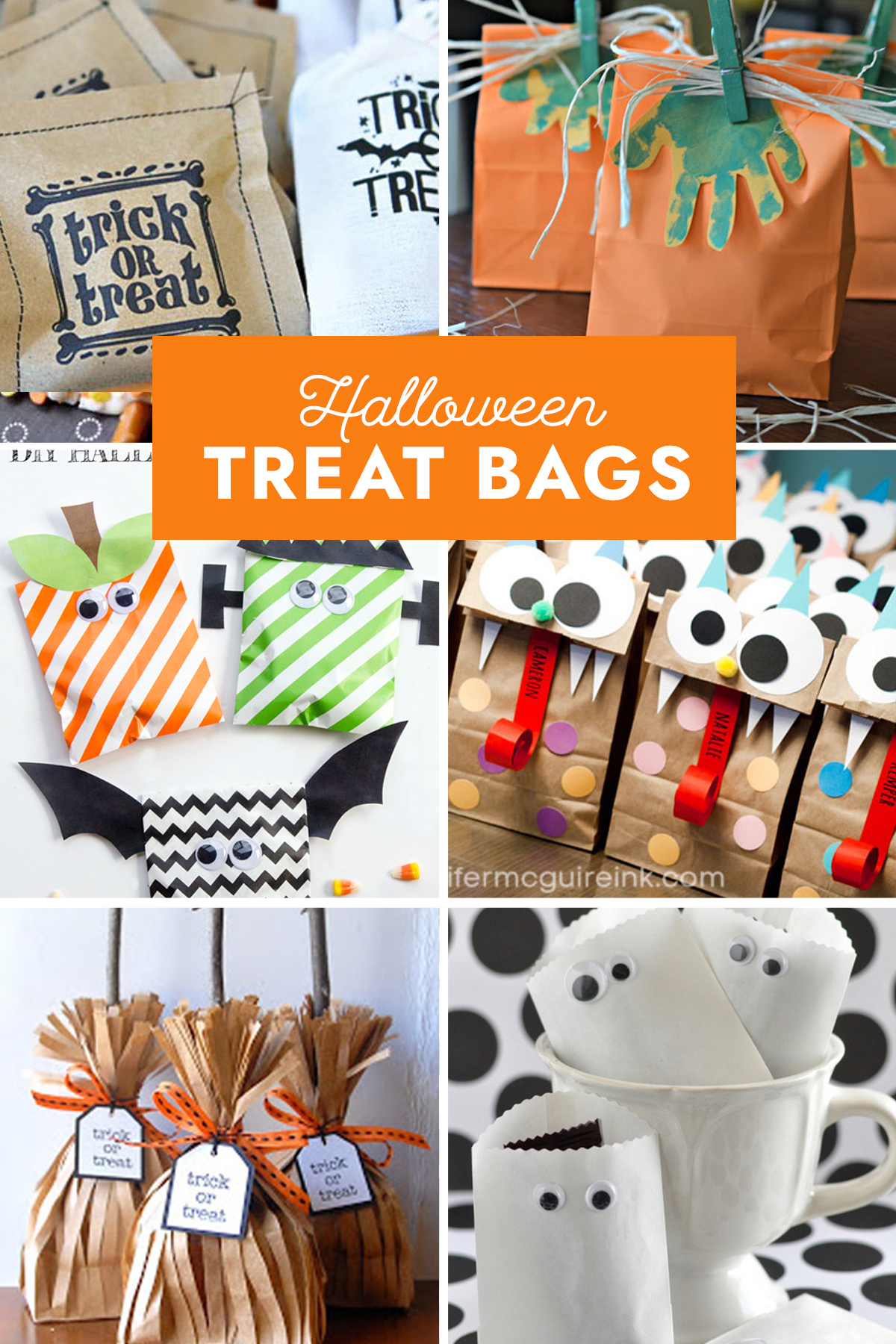 Pumpkin Pouch Goodie Bags - Canary Street Crafts
