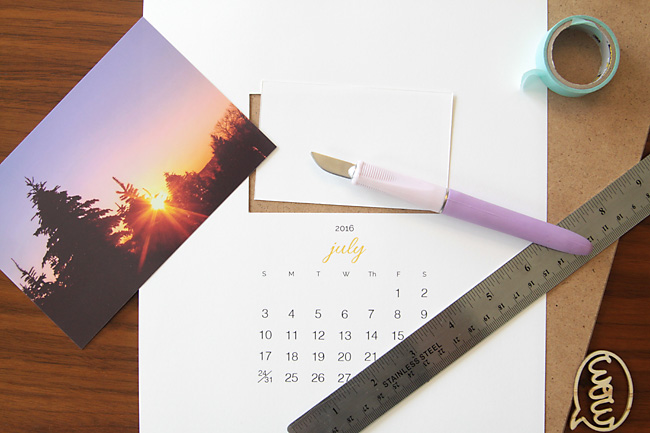 free printable 2016 photo calendar great diy gift idea it s