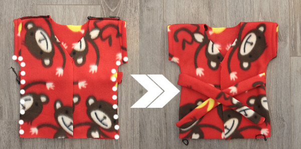 stuffed animal & teddy bear robe {free sewing pattern} - It's Always Autumn