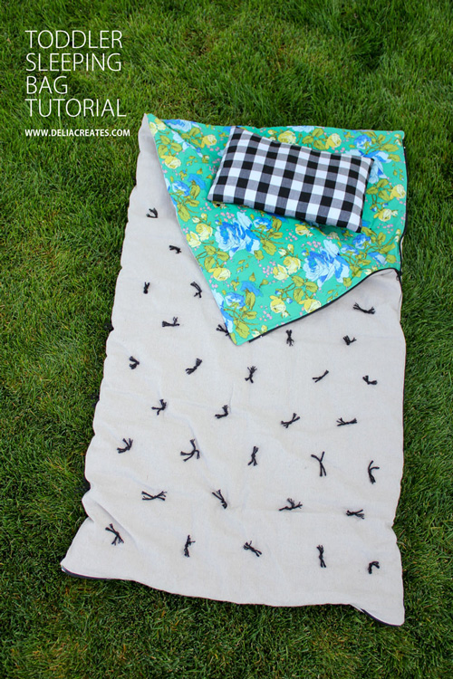 Easy sleeping bag to sew for kids