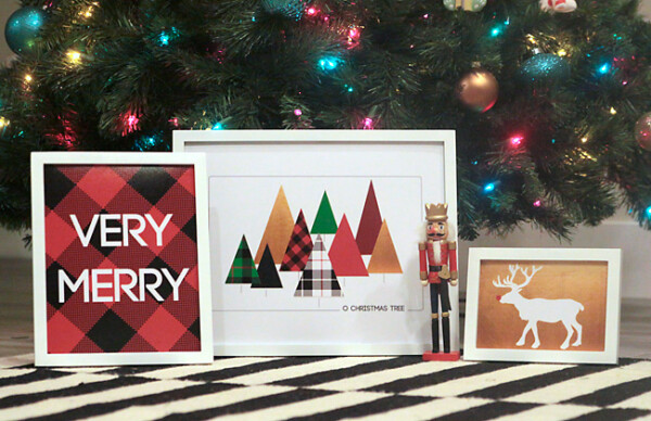 modern Christmas printables - It's Always Autumn