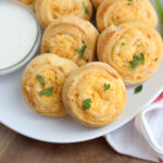 Buffalo Chicken Crescent Rollups.