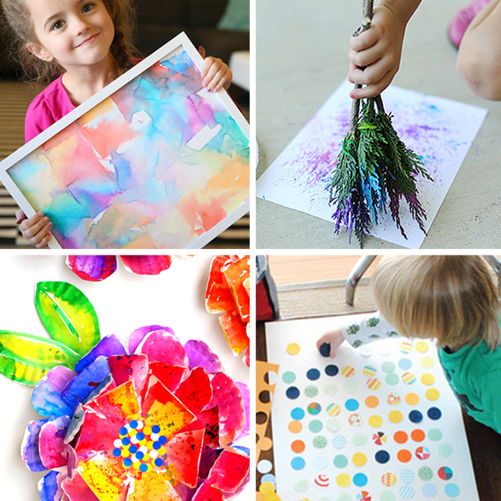 20 kid art projects pretty enough to frame - It's Always Autumn