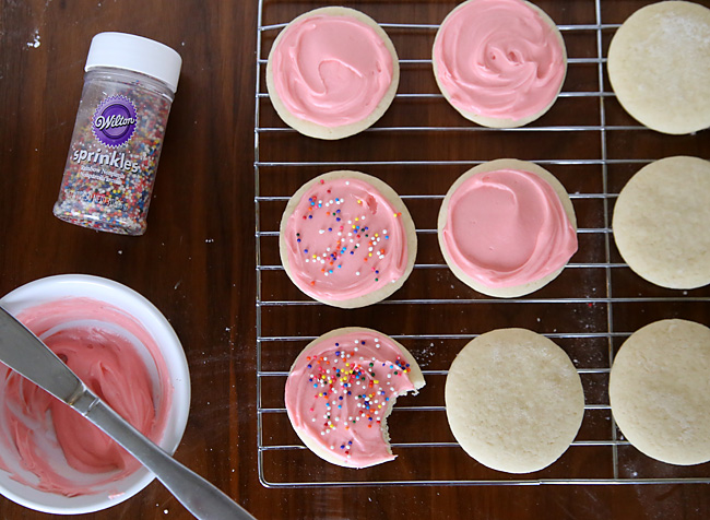 The Very Best Soft Sugar Cookie Cream Cheese Frosting For Sugar