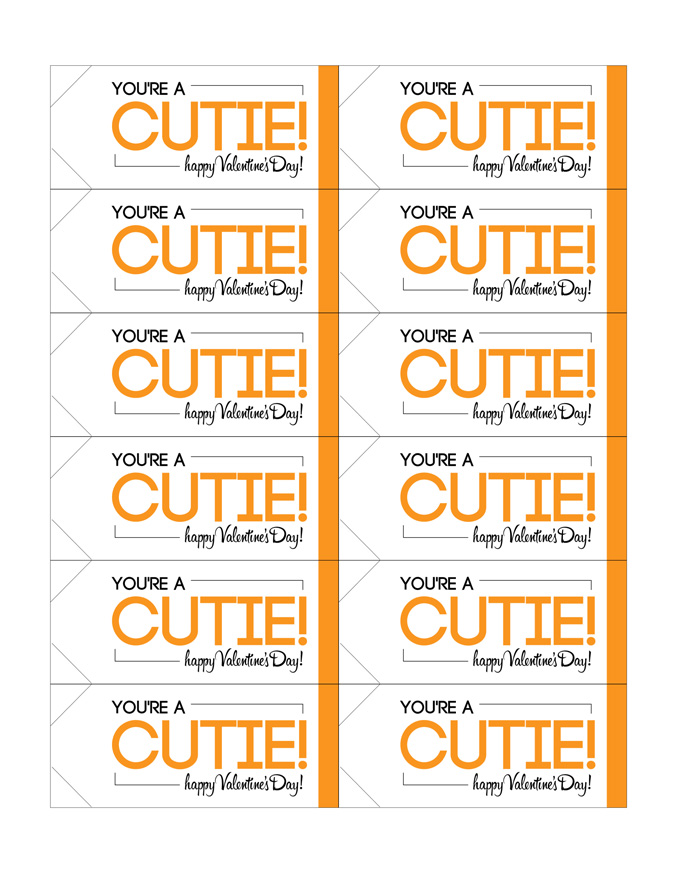  you re A Cutie Free Printable Healthy Valentine It s Always Autumn