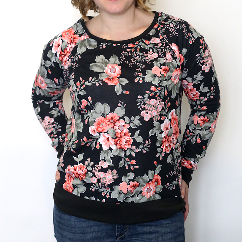 long sleeve raglan sweatshirt | free sewing pattern - It's Always Autumn