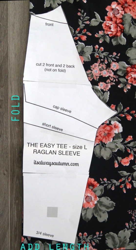long sleeve raglan sweatshirt | free sewing pattern - It's Always Autumn