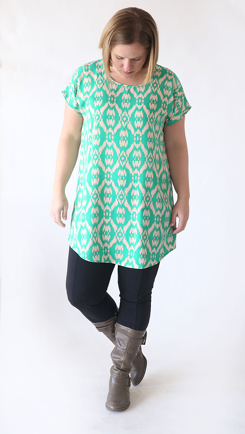 the breezy tee tunic  free sewing pattern - It's Always Autumn