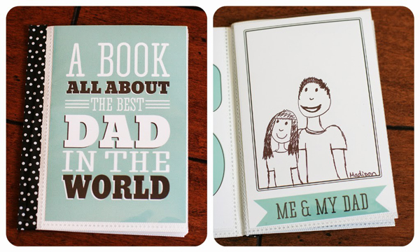Printable all about Dad book