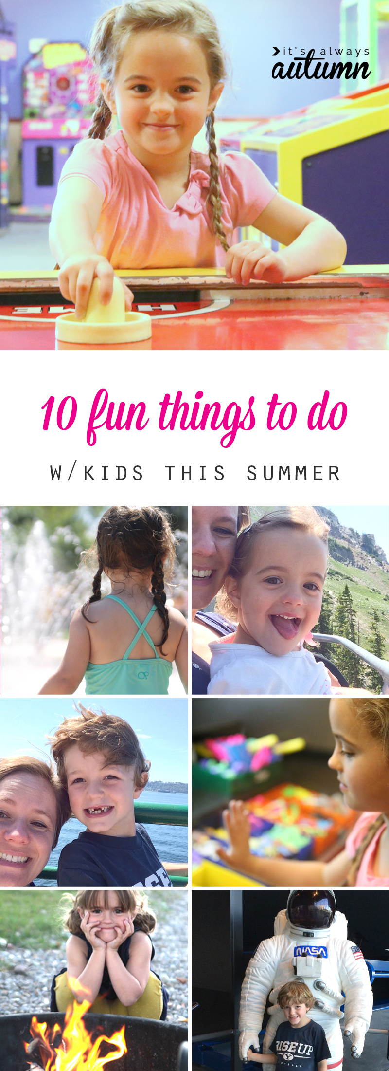 Don't let boredom ruin your summer! 10 super fun things to do with your kids when you need to get out of the house.
