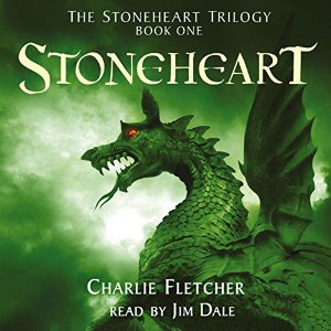 Stoneheart book cover, with a dragon