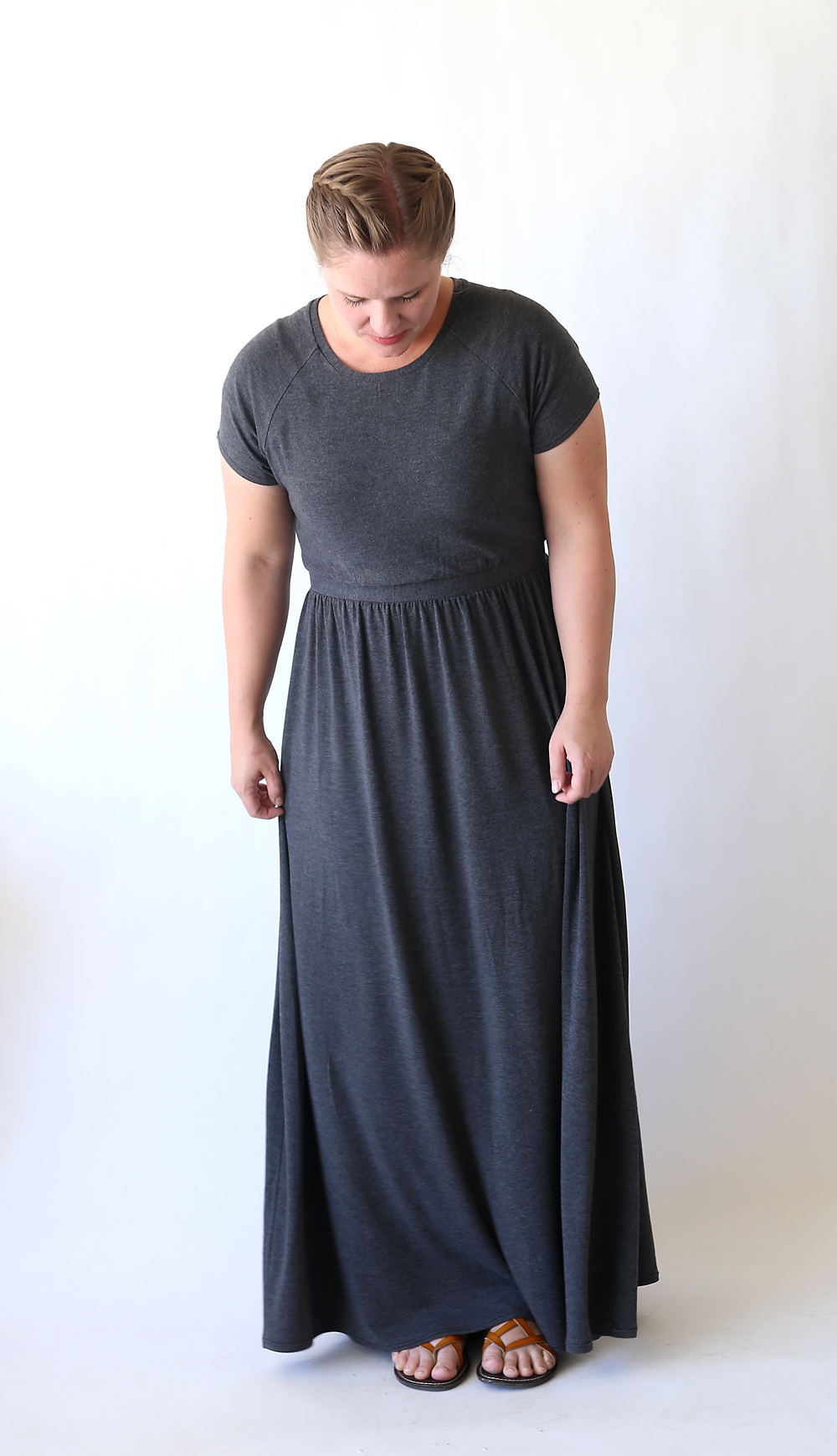 how to sew a raglan tee maxi dress | sewing tutorial - It's Always Autumn