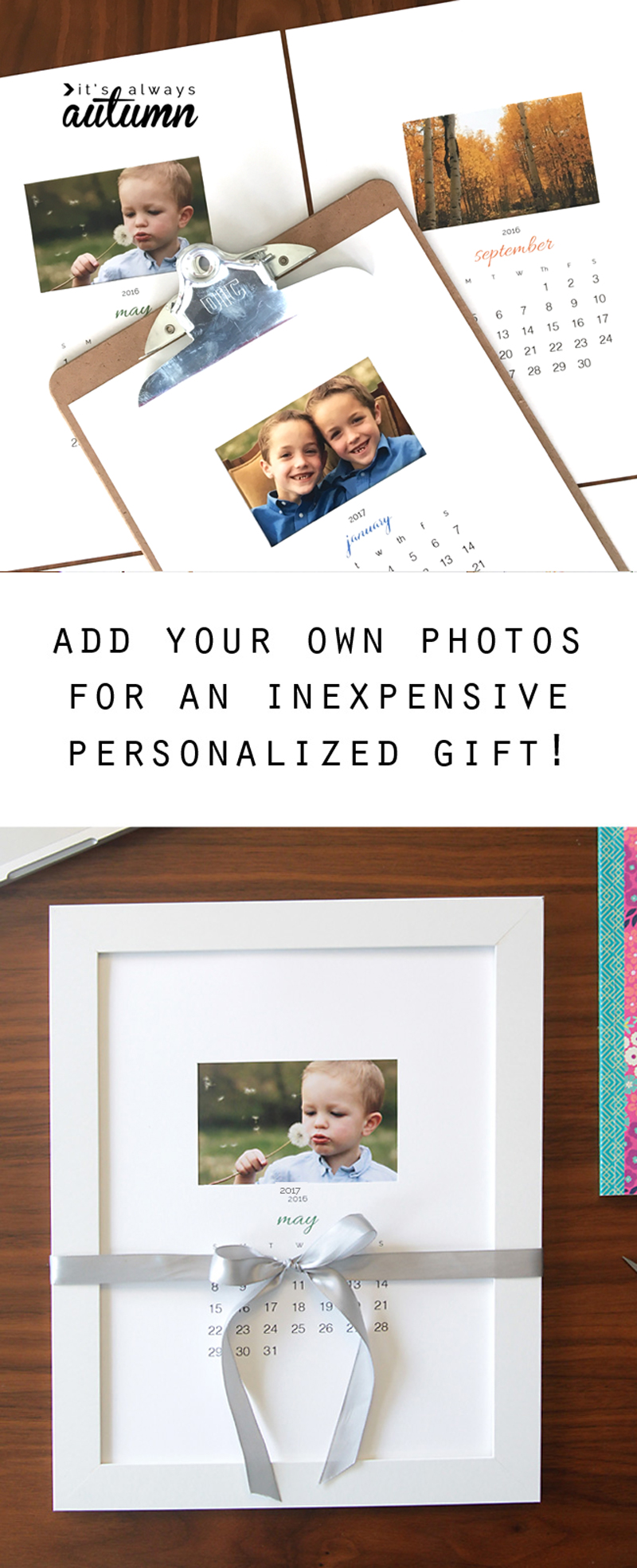 make a photo calendar free printable 2017 photo calendar easy diy gift it s make a photo calendar free printable 2017 photo calendar easy diy gift it s