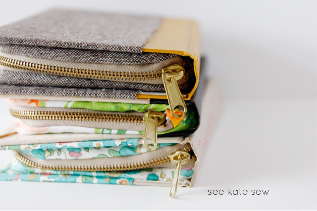 Cheap DIY gift idea: zippered purse made from a hardback book