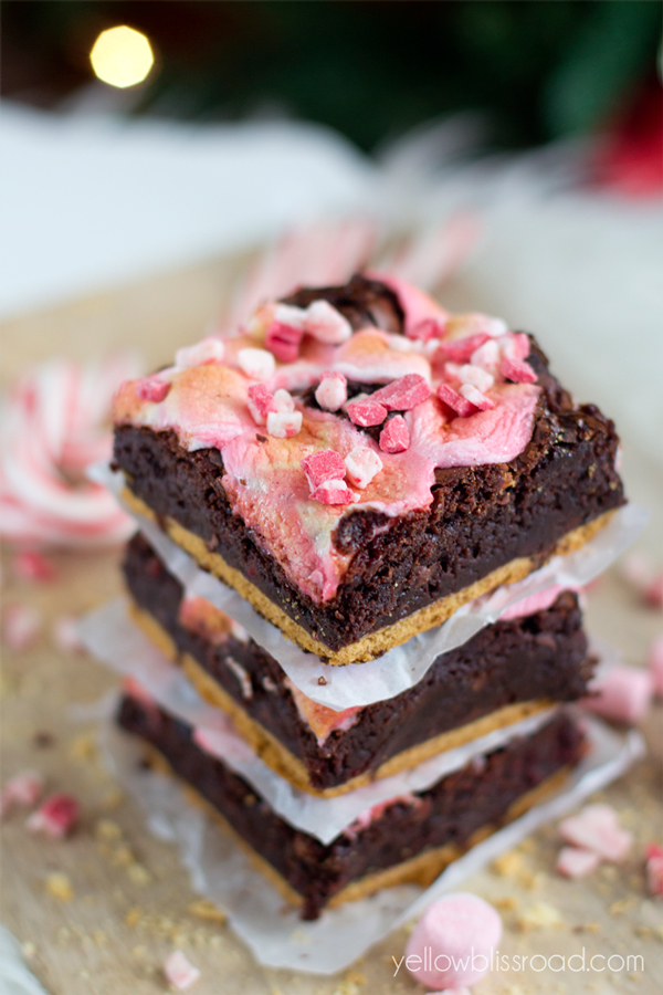 Peppermint brownies