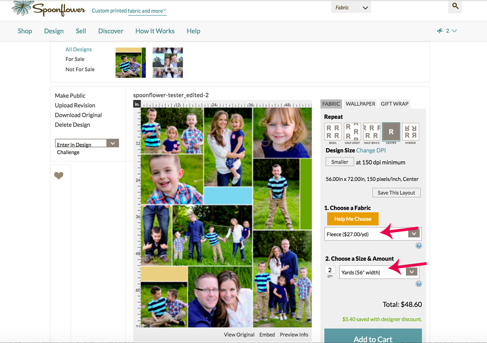 how to make a photo collage blanket DIY gift idea It's Always Autumn