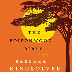 The Poisonwood Bible book cover with tree and sun