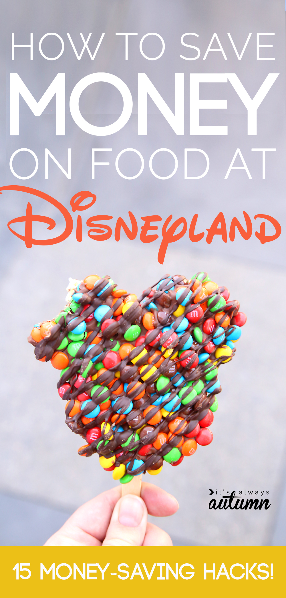 Great hacks for saving food on money at Disneyland! 15 best tips for eating cheap at Disney. 