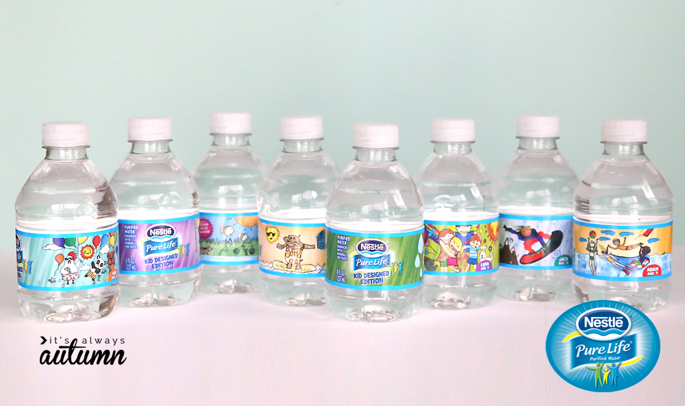 Small nestle pure life water bottles