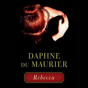 Rebecca book cover, woman with her head down