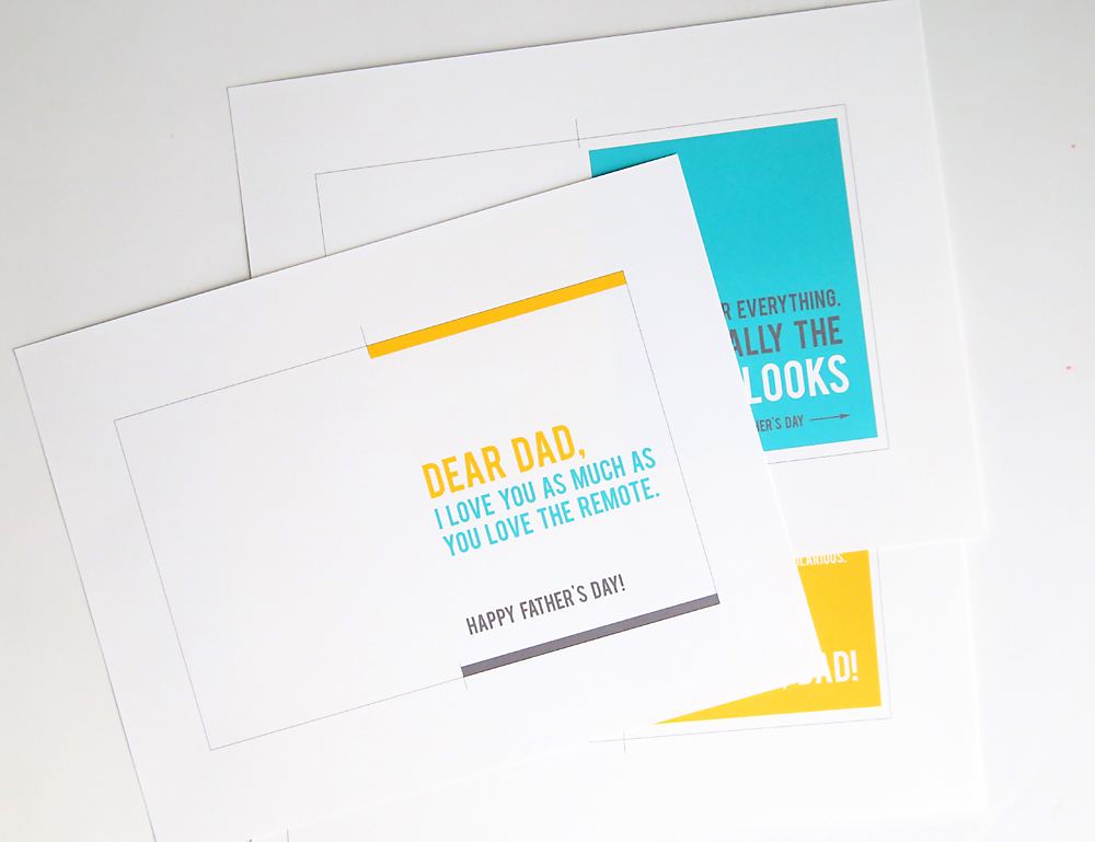 Printable funny Father\'s Day cards