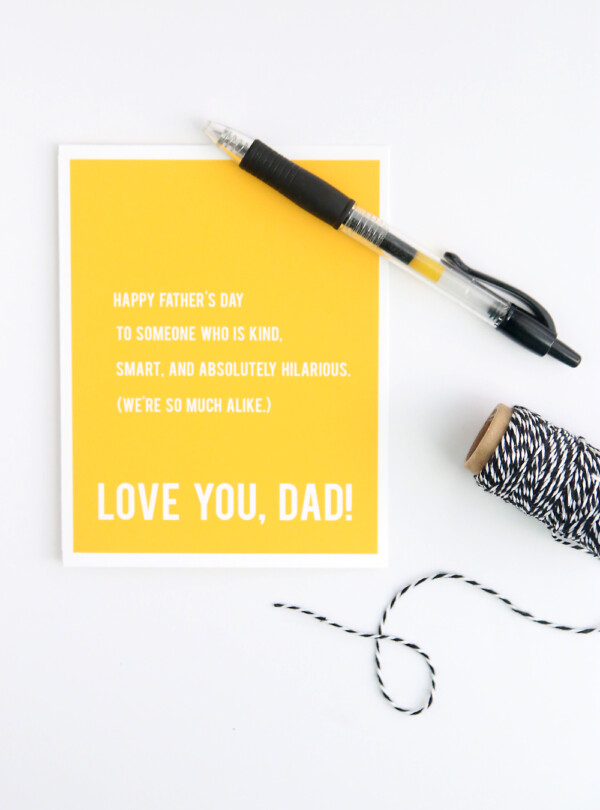 FUNNY father's day cards you can print at home - It's Always Autumn