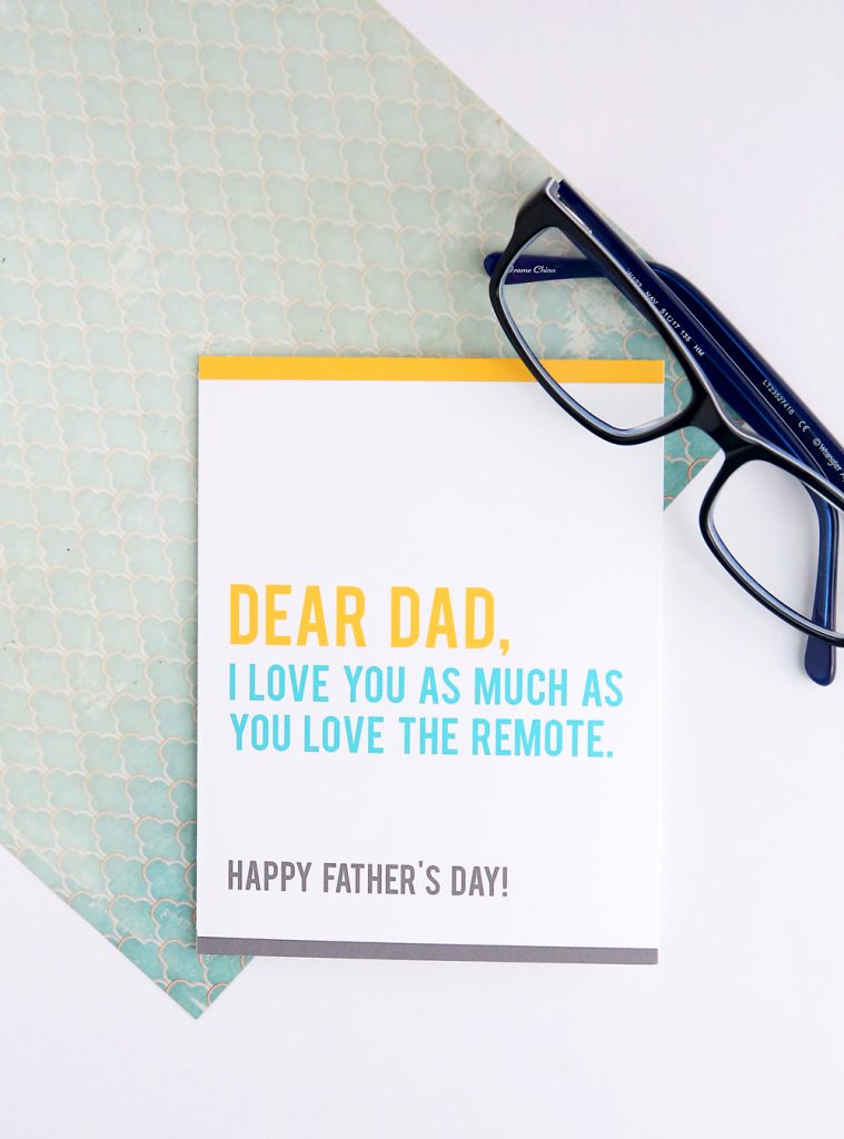 FUNNY father's day cards you can print at home - It's Always Autumn