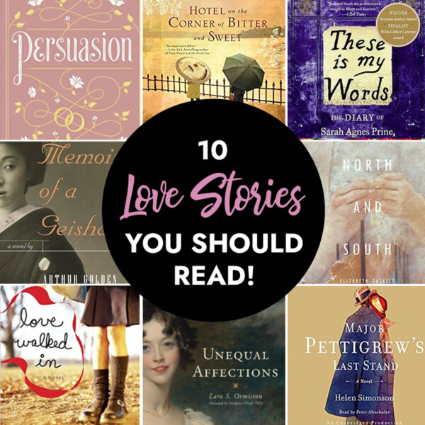 collage of 10 love stories you should read