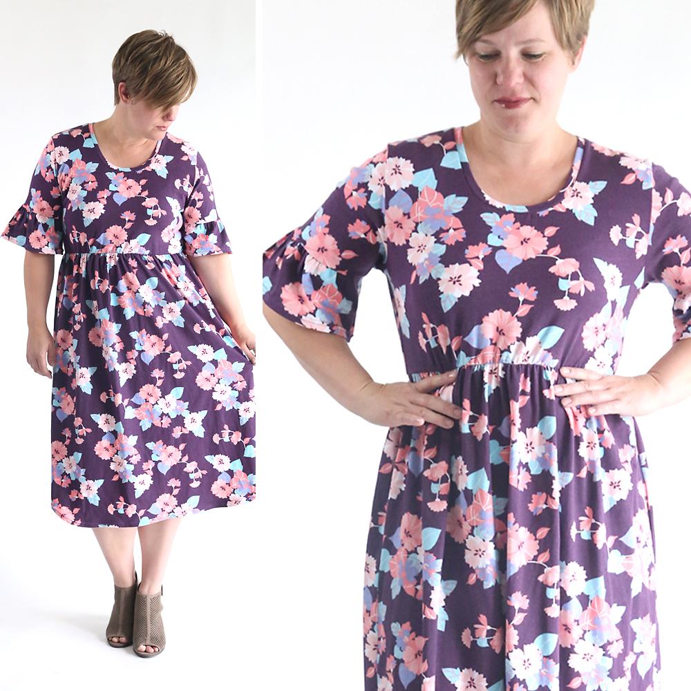 Easy Ruffle Sleeve Dress Sewing Tutorial It s Always Autumn