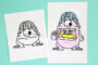 Monster Coloring Pages {Folding Surprise!} - It's Always Autumn