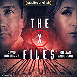 The X-Filed book cover, with David Duchovny and Gillian Anderson
