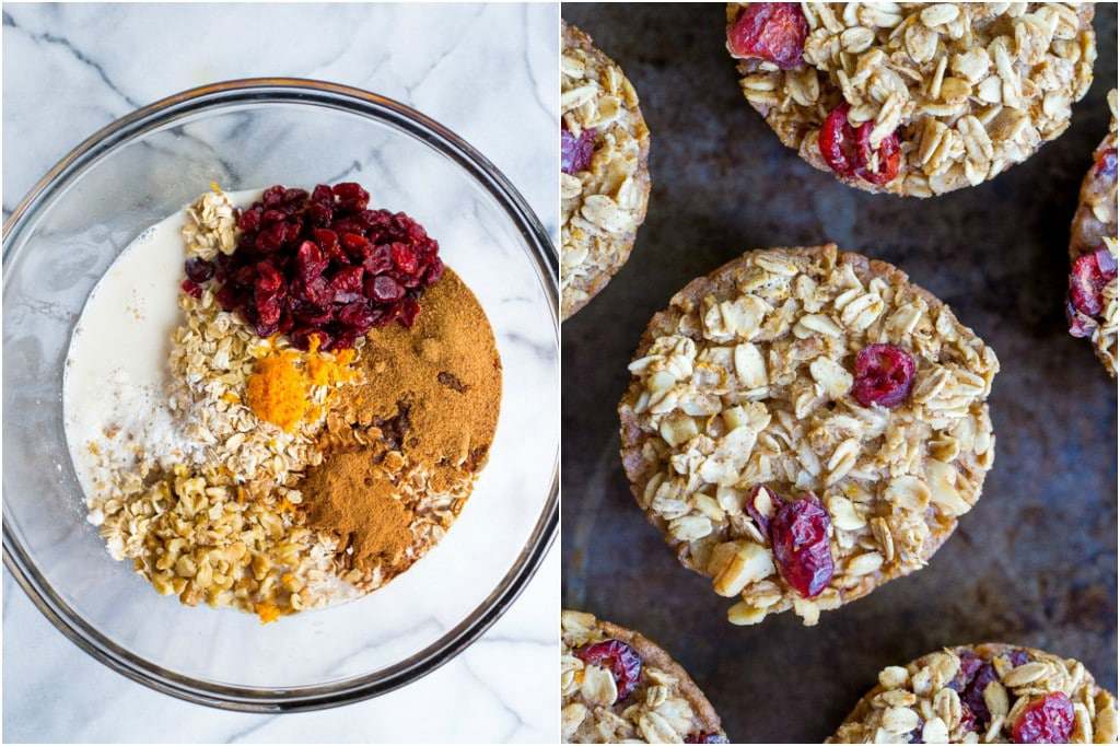 Oatmeal breakfast cups make ahead recipe