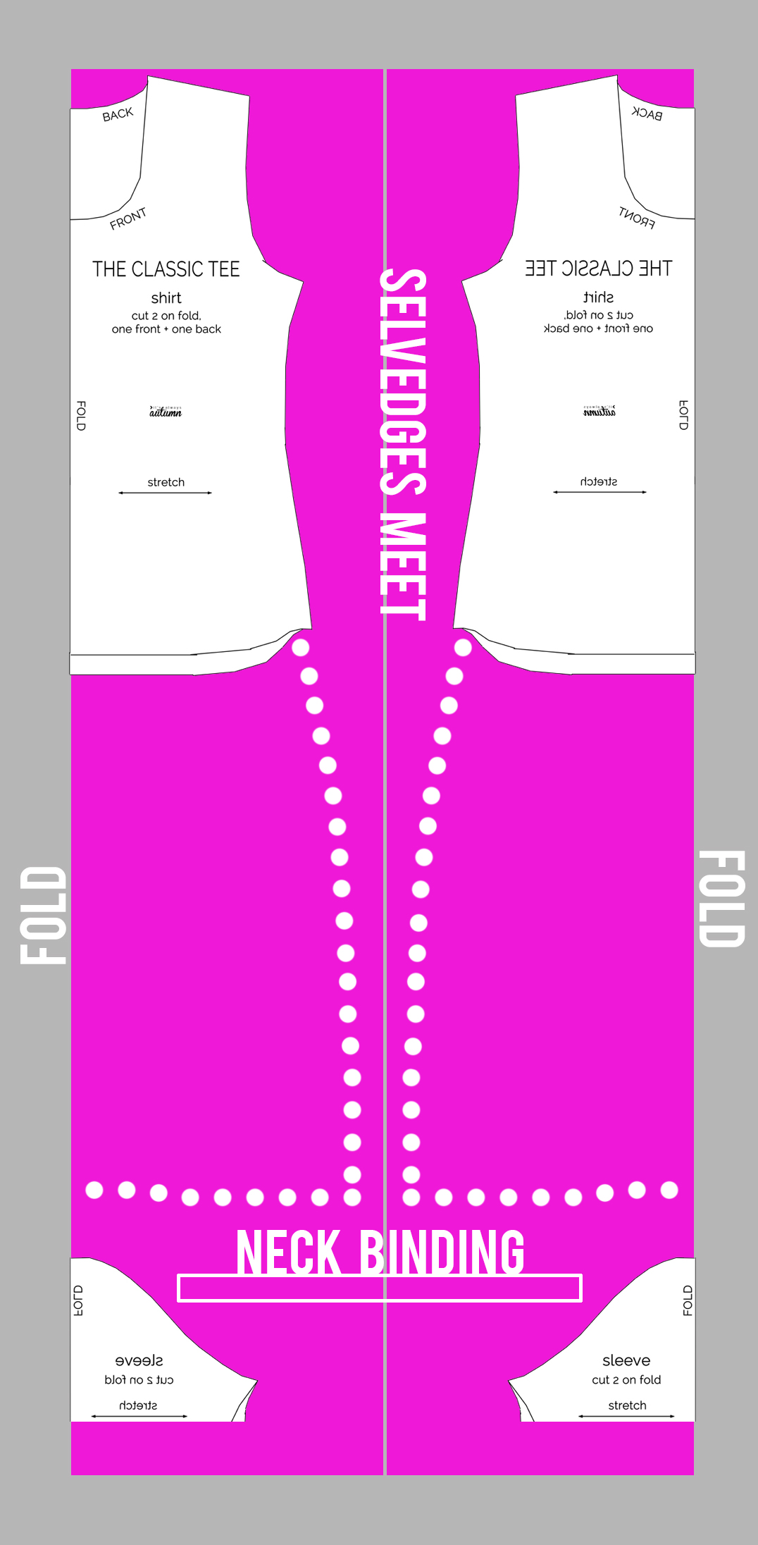 Cap sleeve maxi dress pattern cutting diagram