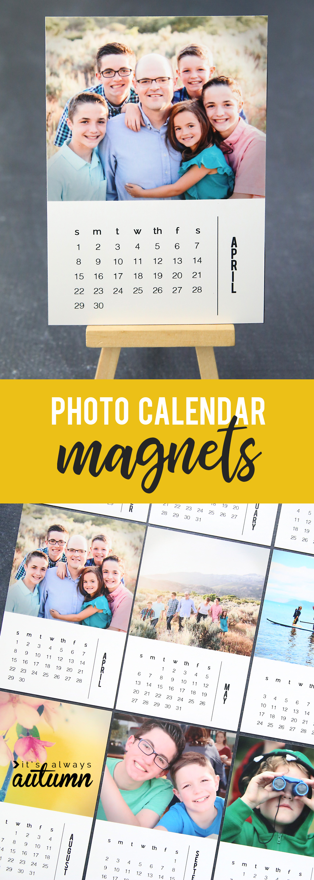 photo calendar {free 2018 templates} It's Always Autumn