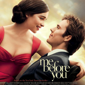 Me Before You book cover, man and woman looking at each other