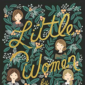 Little Woman book cover with girls and branches on it