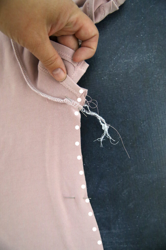 women's flutter sleeve tee shirt sewing pattern - It's Always Autumn