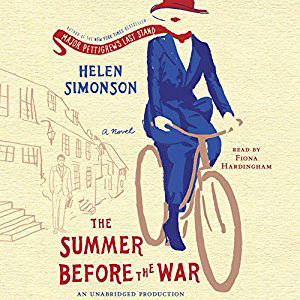 Summer Before the War book cover, woman on a bicycle