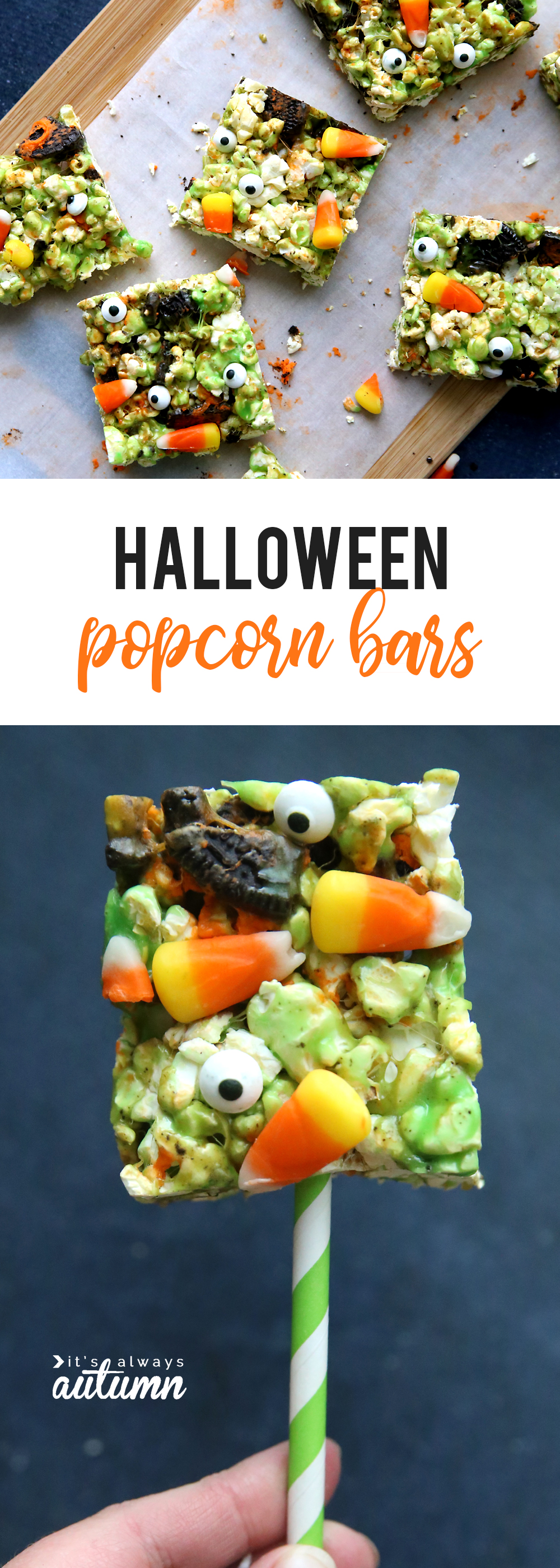 Halloween popcorn balls