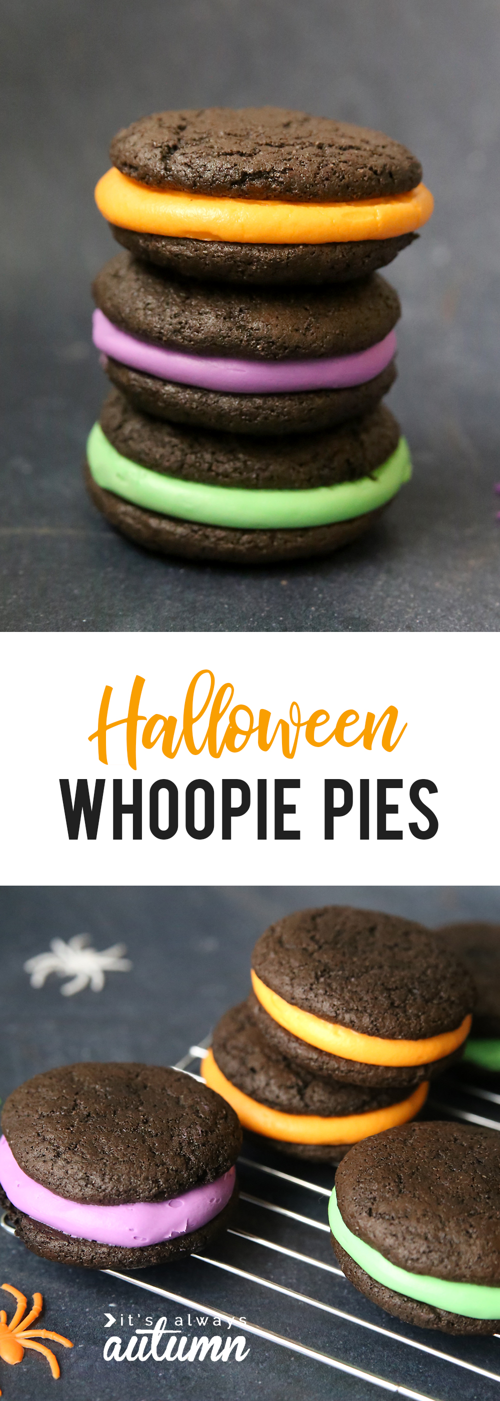 halloween whoopie pies