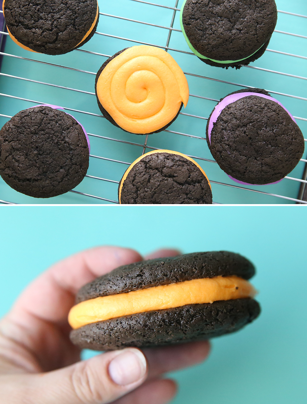 Halloween whoopie pies