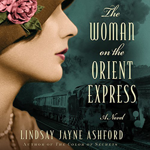 The Woman on the Orient Express book cover, woman with old fashioned hat