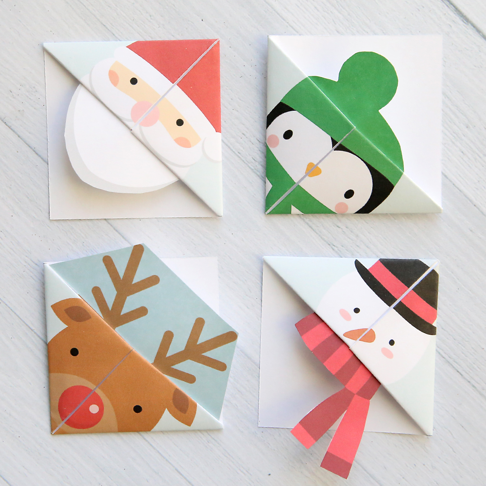 Printable Christmas Origami Bookmarks Its Always Autumn