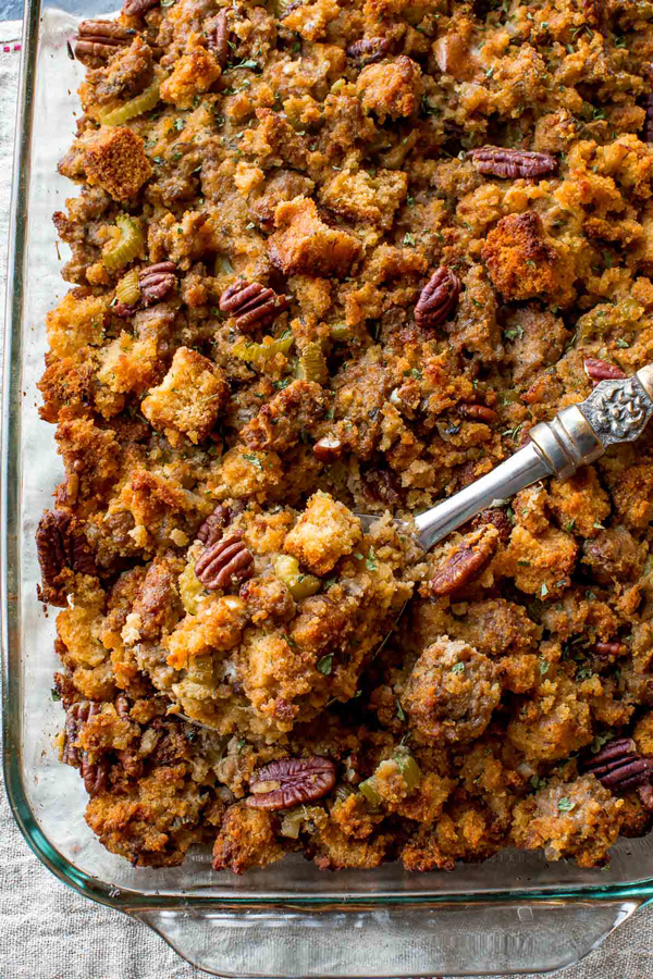 Thanksgiving side dishes you can make ahead: stuffing.