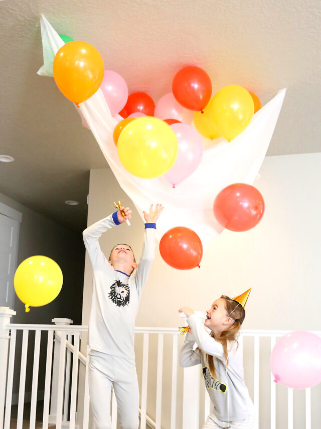 DIY Balloon Drop For New Year’s Eve Story