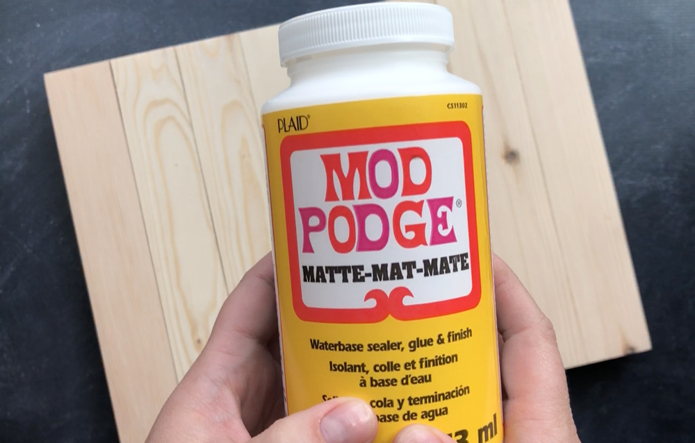 A bottle of matte Mod Podge